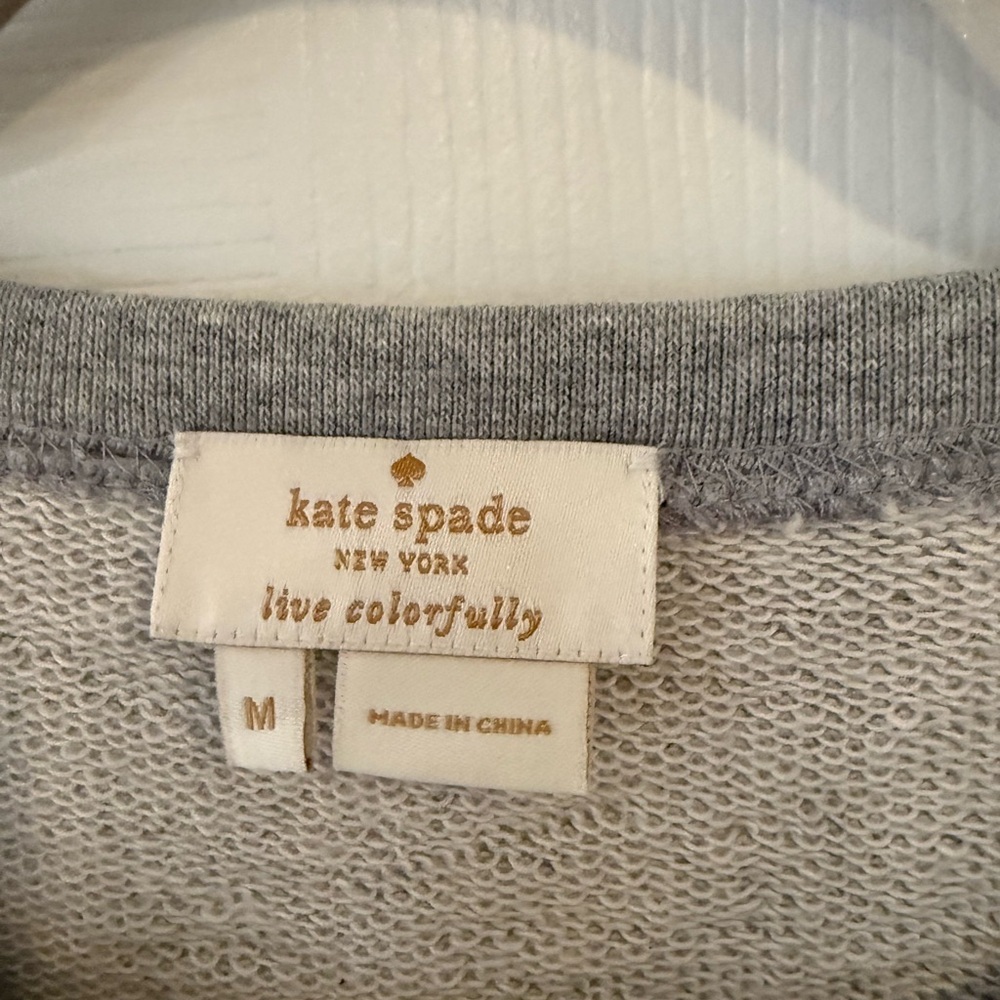 Kate Spade Gray Sweater with Embellishments - Picture 3 of 3
